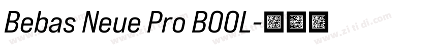 Bebas Neue Pro BOOL字体转换